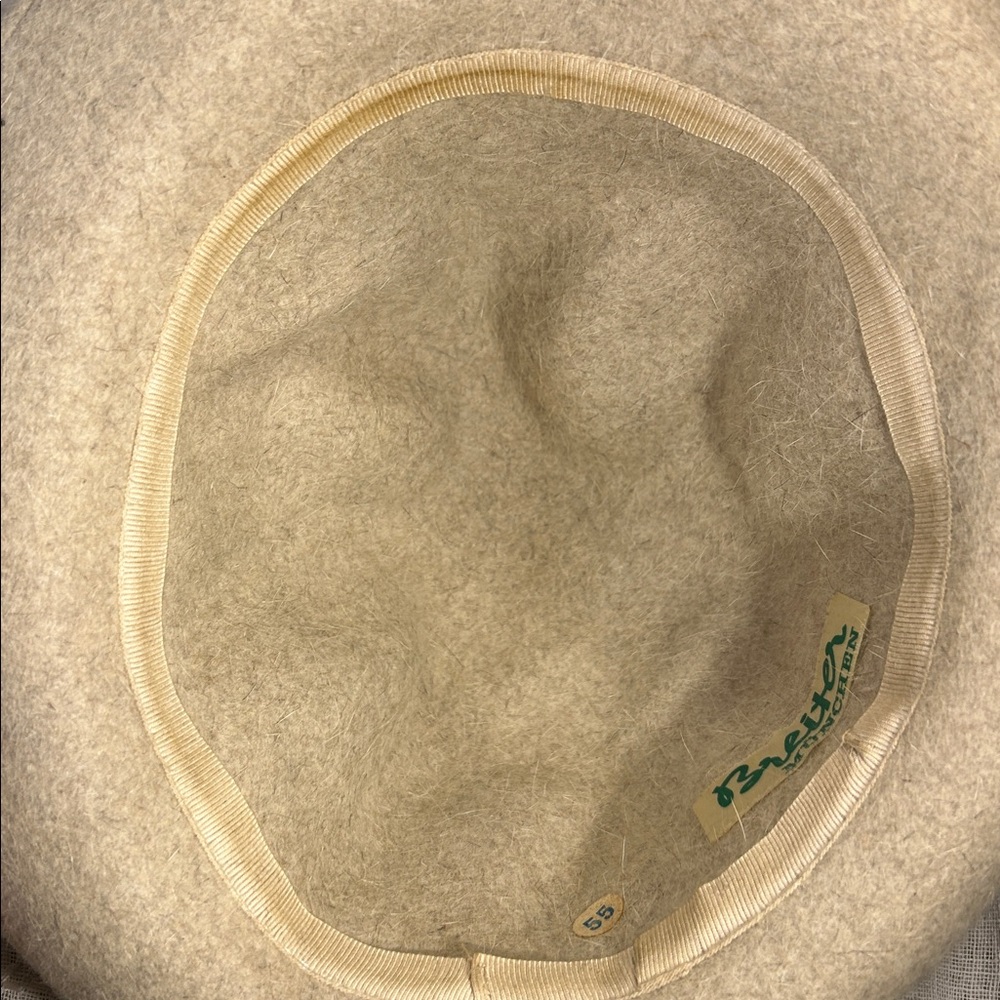 Vintage Breiter wool hat with 55 sticker - Picture 5 of 9